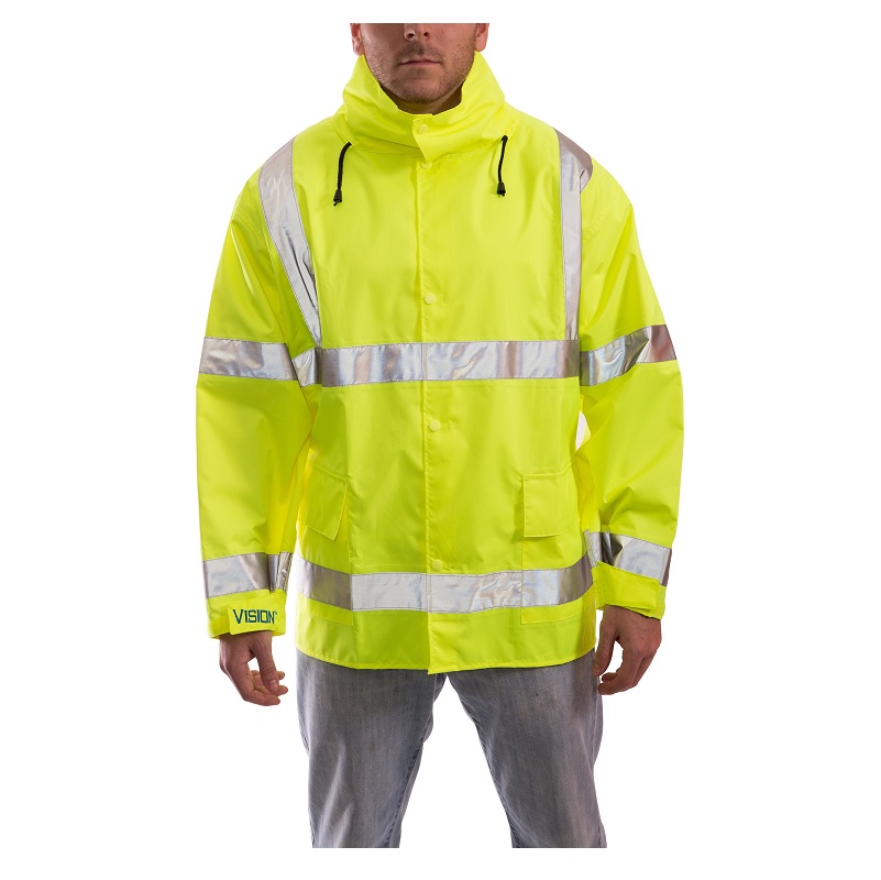 Vision Jacket in Flourescent Yellow-Green